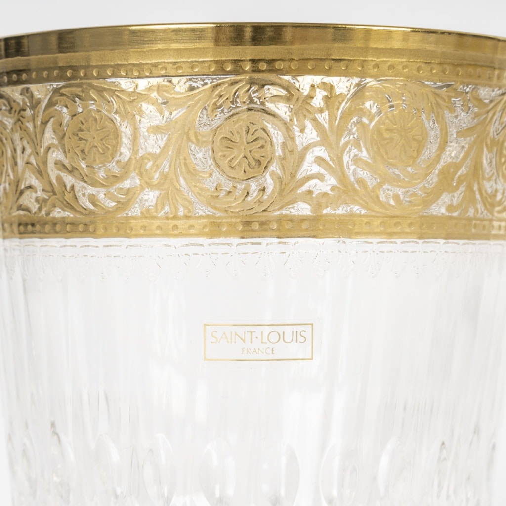 Cristallerie Saint Louis Modèle Thistle 10 Gobelets Wisky Old Fashion Grand Modèle 10 Cm | Biron 