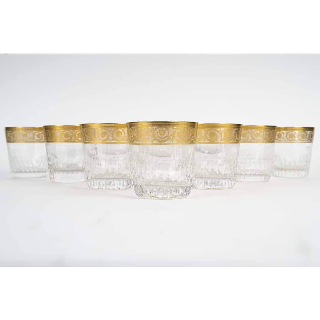 Cristallerie Saint Louis Modèle Thistle 10 Gobelets Wisky Old Fashion Grand Modèle 10 Cm | Biron 