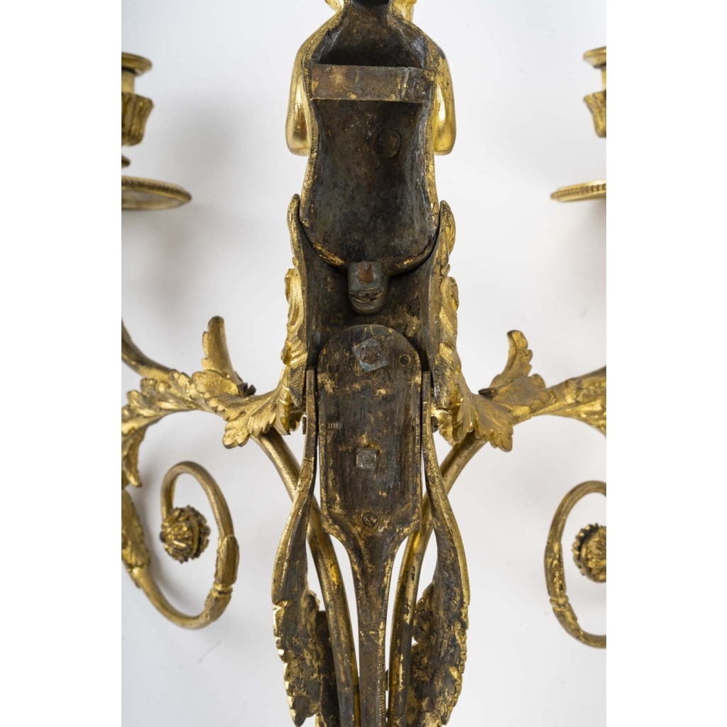 Paire d’appliques d’époque Louis XVI (1774 – 1793). | Biron 