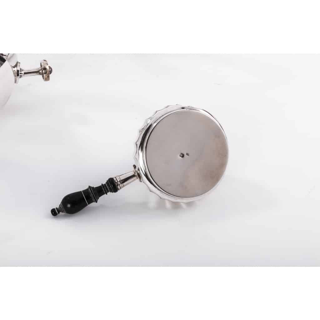 Orfèvre MARTIN Marie Vve – Samovar rocaille en argent massif XIXe | Biron 