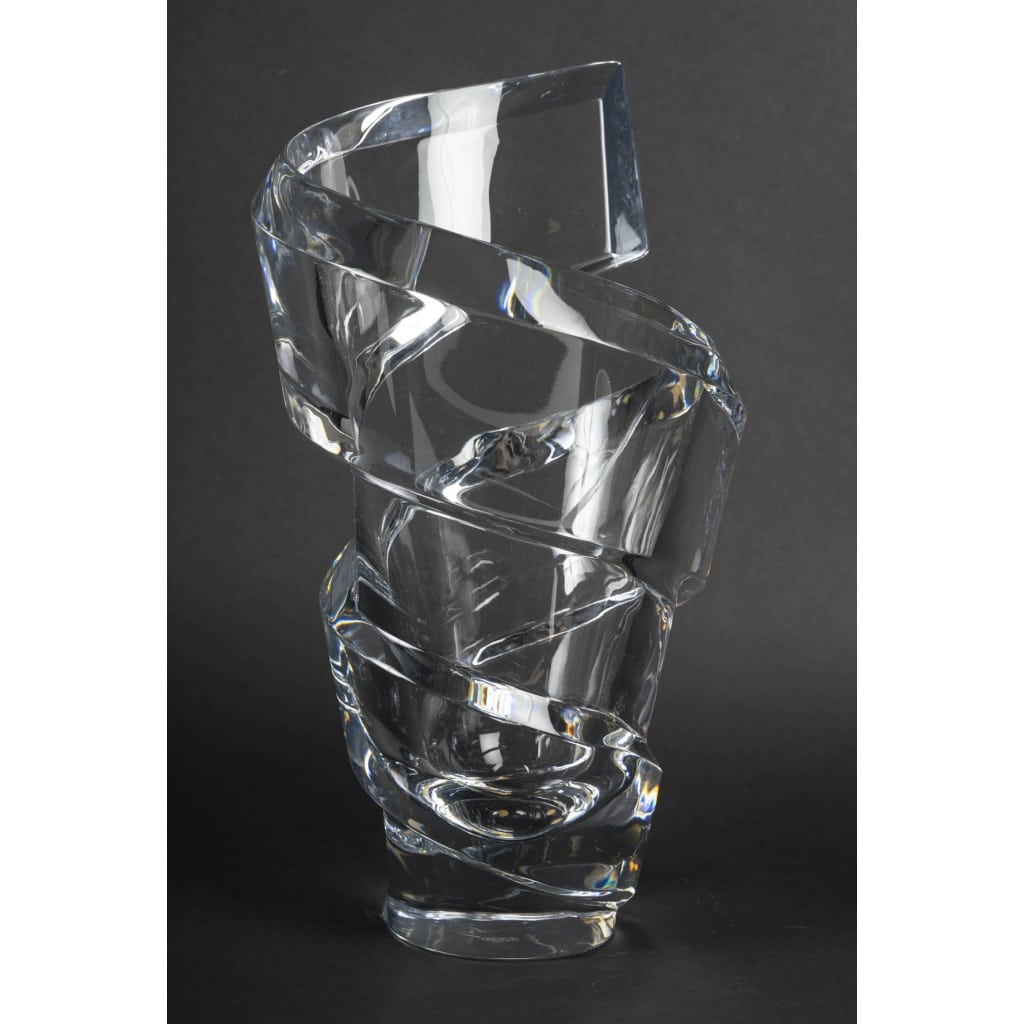Thomas Bastide Pour Baccarat Vase « Spirale » Modèle Xl | Biron 