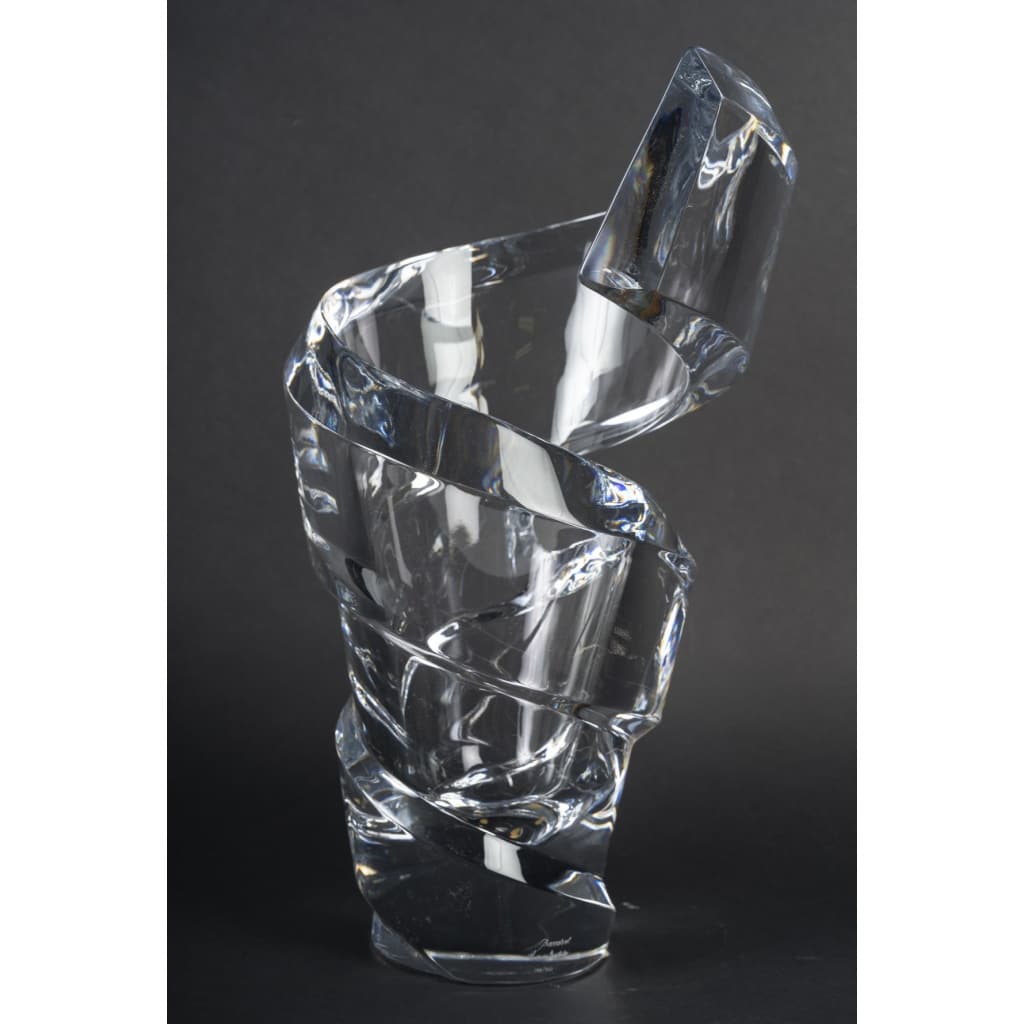 Thomas Bastide Pour Baccarat Vase « Spirale » Modèle Xl | Biron 