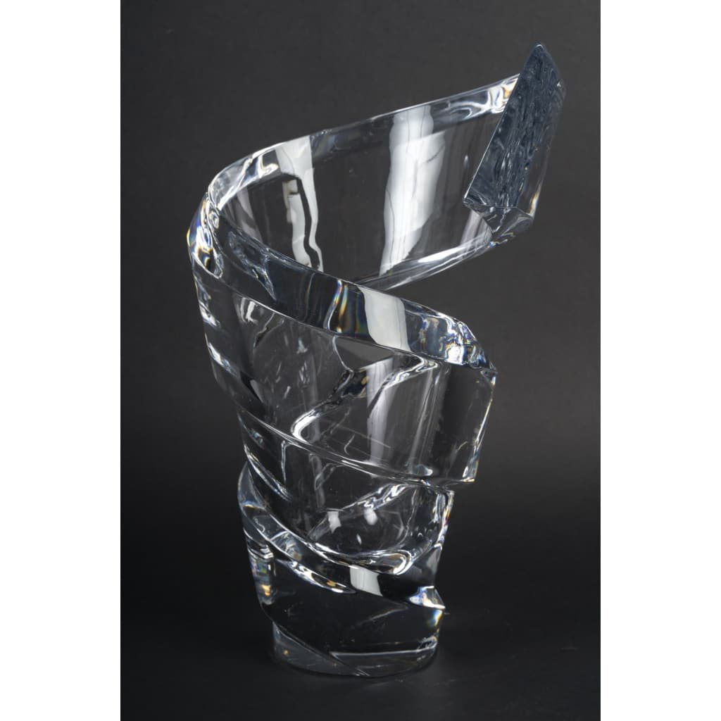 Thomas Bastide Pour Baccarat Vase « Spirale » Modèle Xl | Biron 