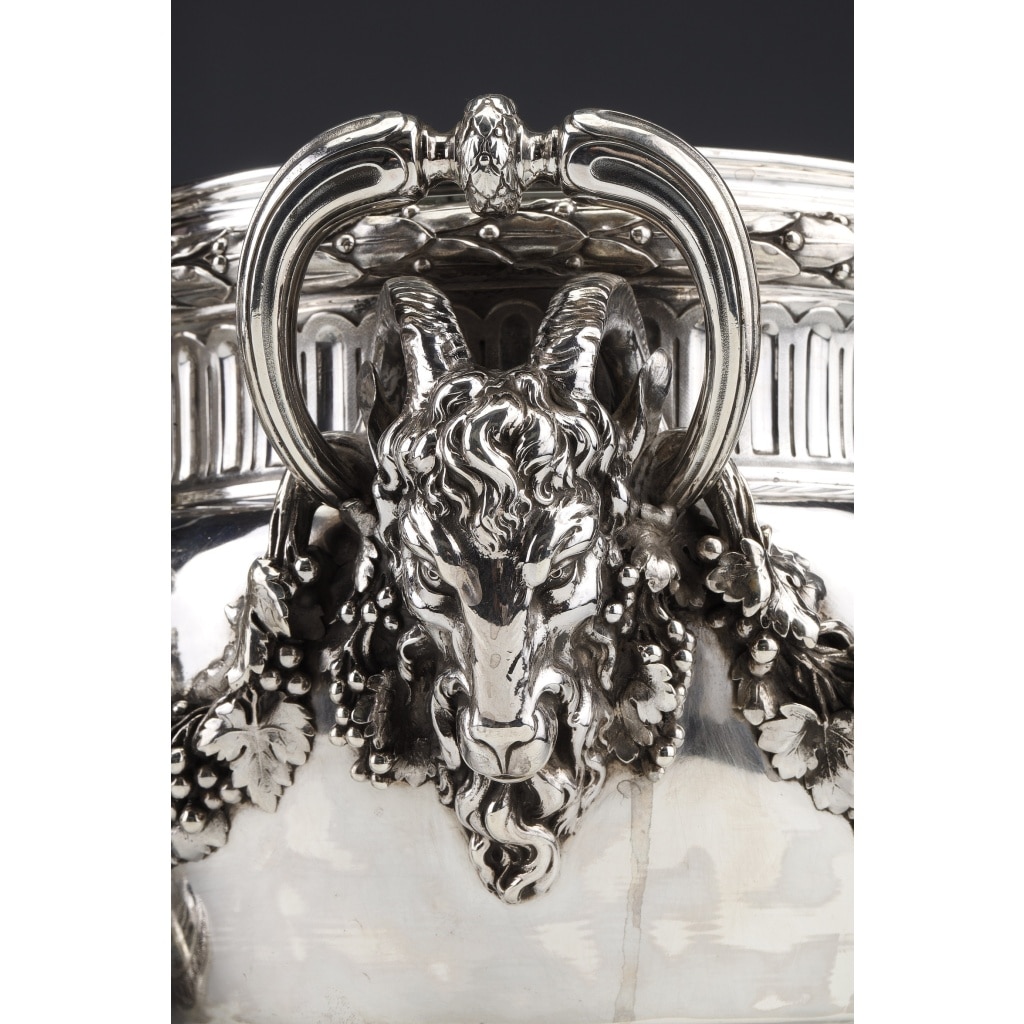 BOIN TABURET – Paire de Rafraichissoirs argent massif Louis XVI – XIXe | Biron 
