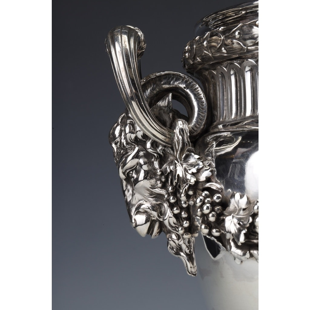 BOIN TABURET – Paire de Rafraichissoirs argent massif Louis XVI – XIXe | Biron 