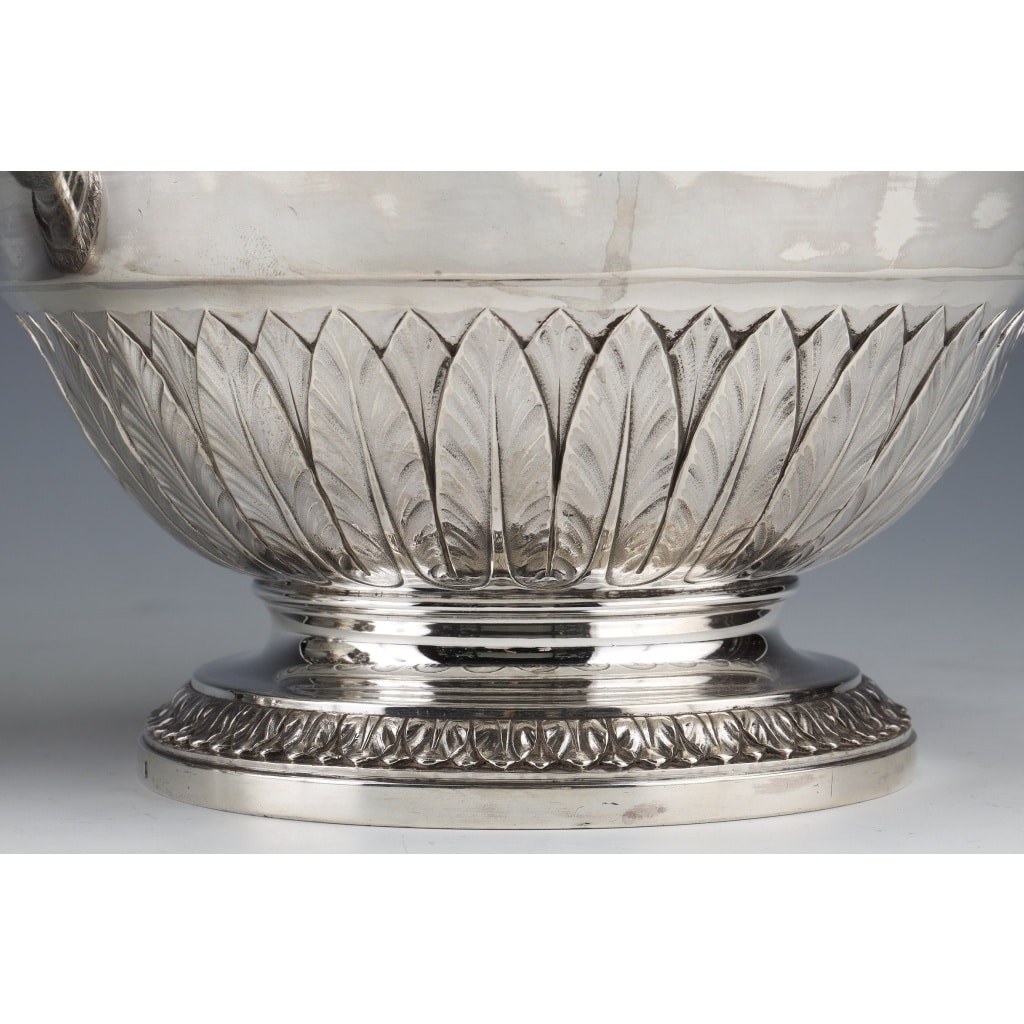 BOIN TABURET – Paire de Rafraichissoirs argent massif Louis XVI – XIXe | Biron 