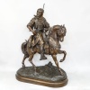 Cavalier Arabe En Retour De Chasse , Alfred Barye (1839-1882) Et Émile Guillemin (1841-1907) | Biron 
