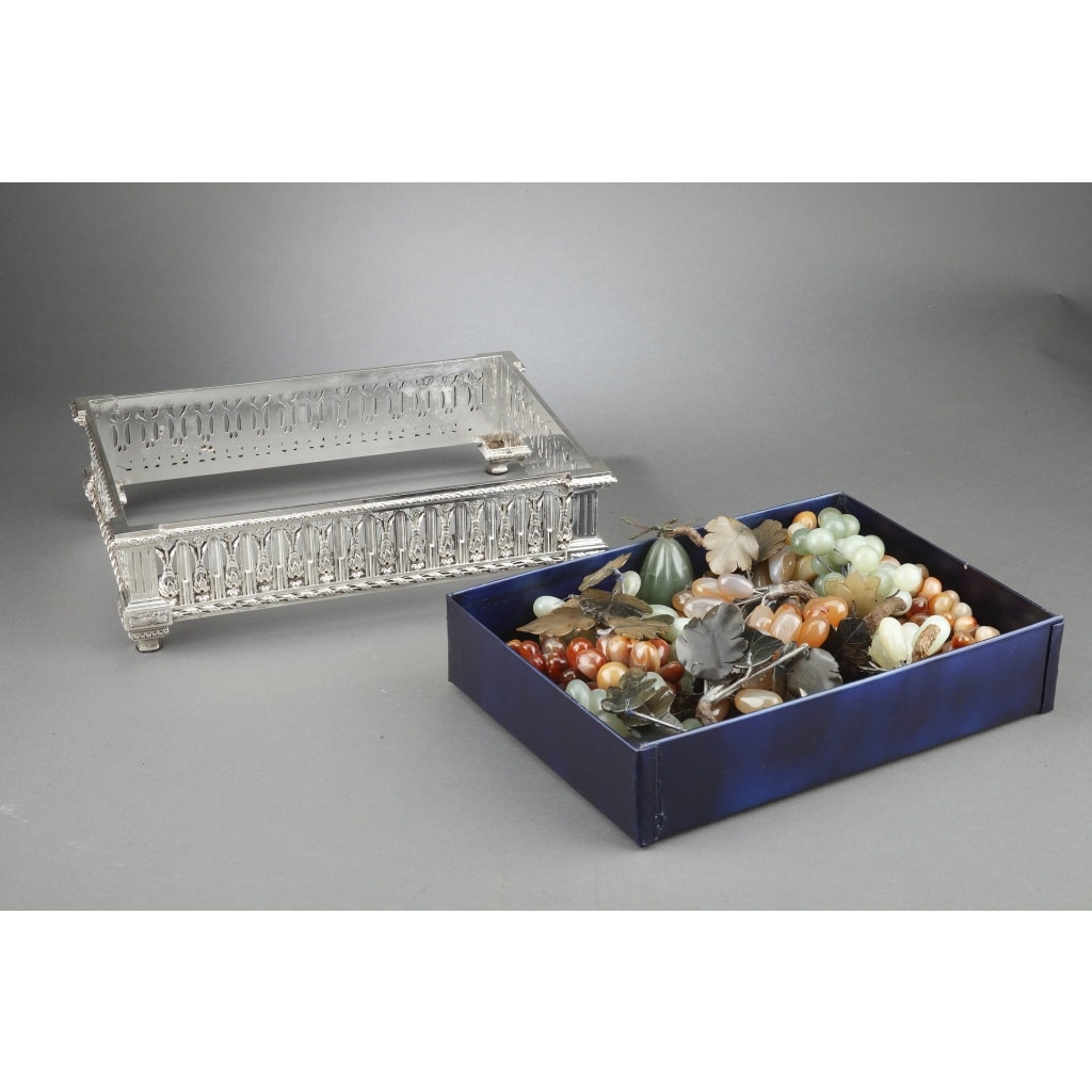 CHRISTOFLE – Jardinière en bronze argenté XIXe siècle | Biron 