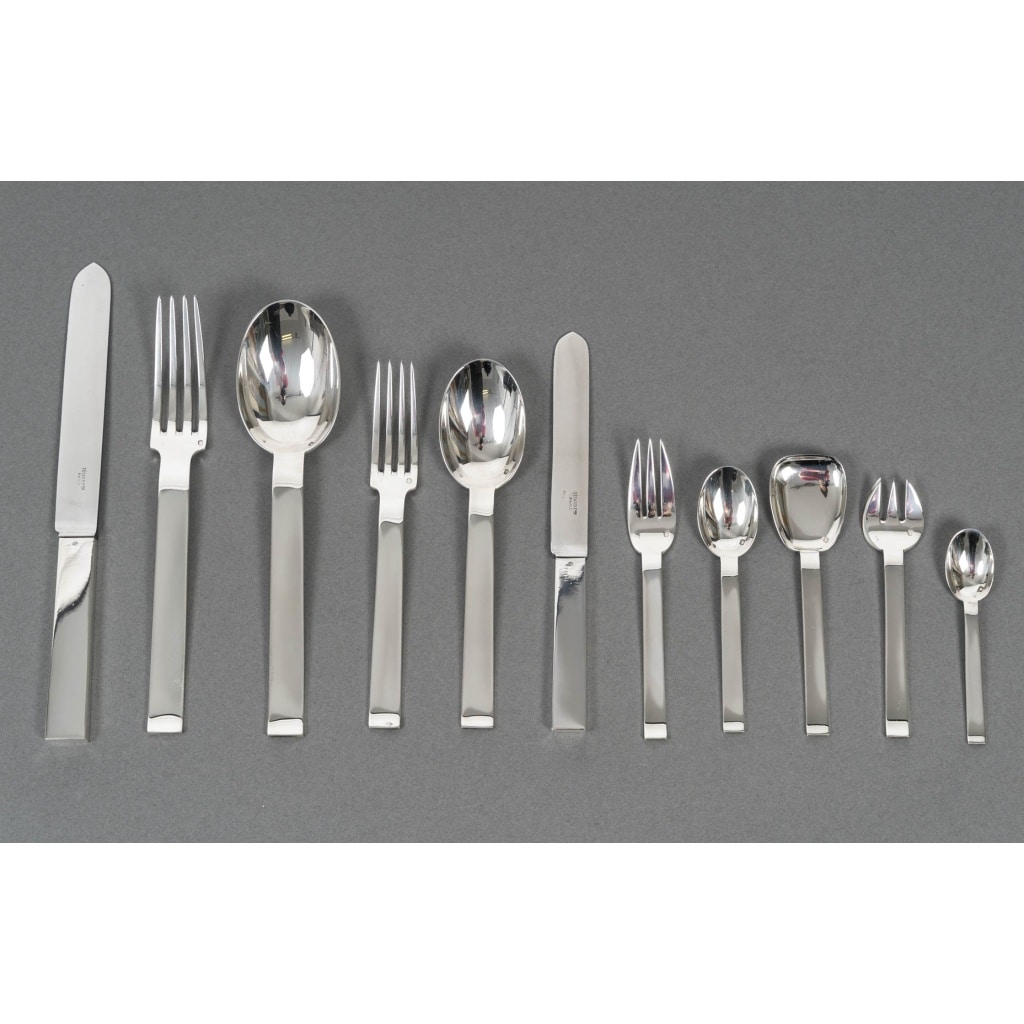 MENAGERE en argent massif « BEAUBOURG » 168 p | Biron 