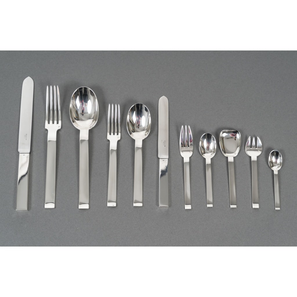 MENAGERE en argent massif « BEAUBOURG » 168 p | Biron 