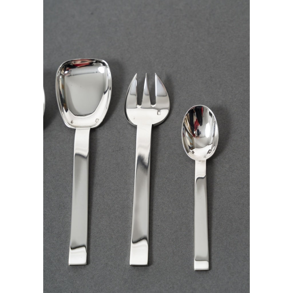 MENAGERE en argent massif « BEAUBOURG » 168 p | Biron 
