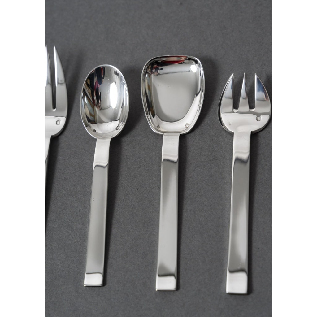 MENAGERE en argent massif « BEAUBOURG » 168 p | Biron 