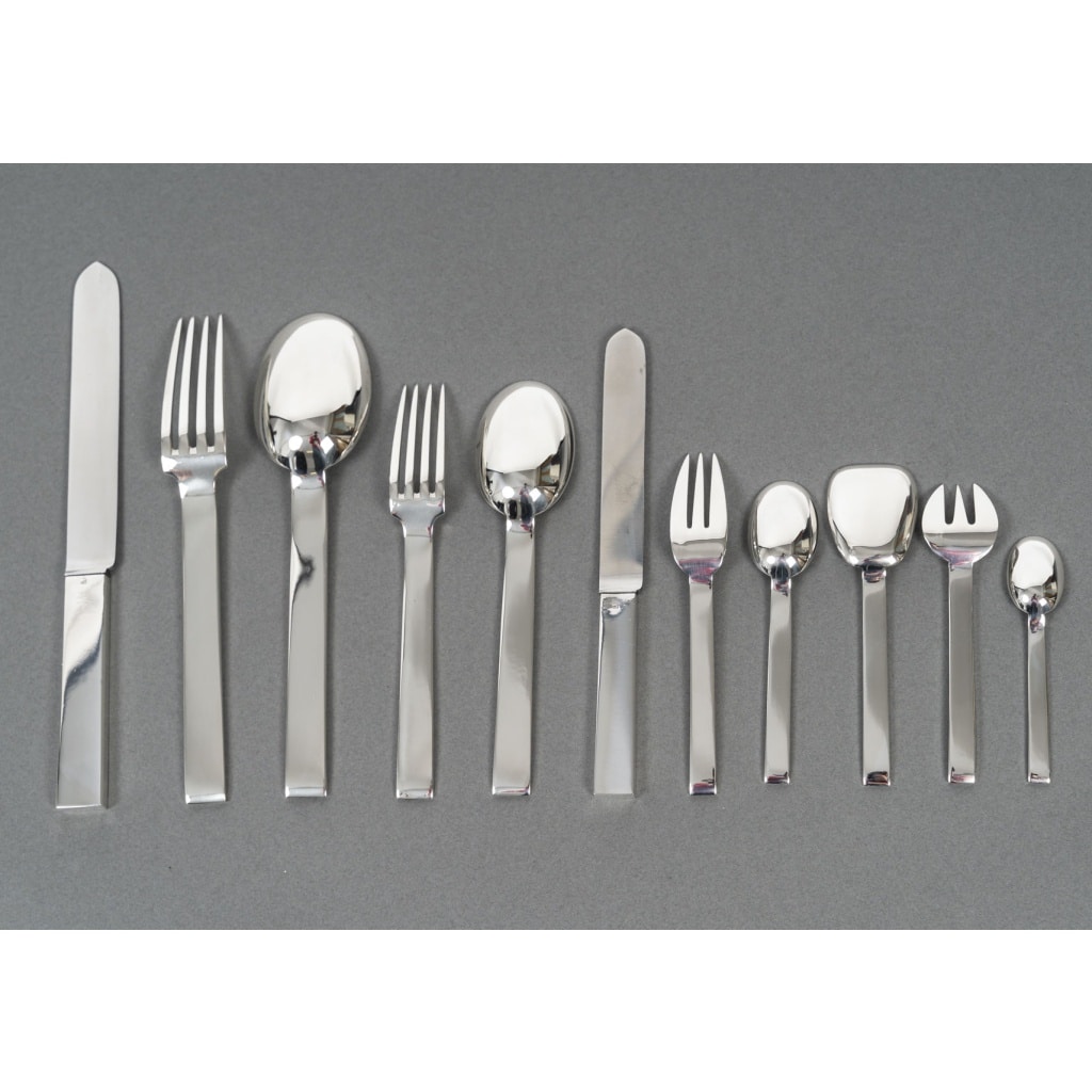 MENAGERE en argent massif « BEAUBOURG » 168 p | Biron 