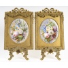 2 tableaux sur porcelaine, attribués à Antoine Kurten, peintre hollandais | Biron 