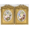 2 tableaux sur porcelaine, attribués à Antoine Kurten, peintre hollandais | Biron 