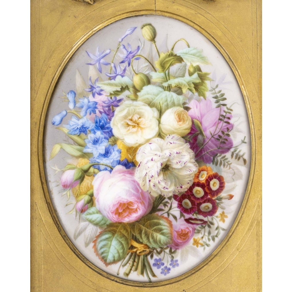 2 tableaux sur porcelaine, attribués à Antoine Kurten, peintre hollandais | Biron 