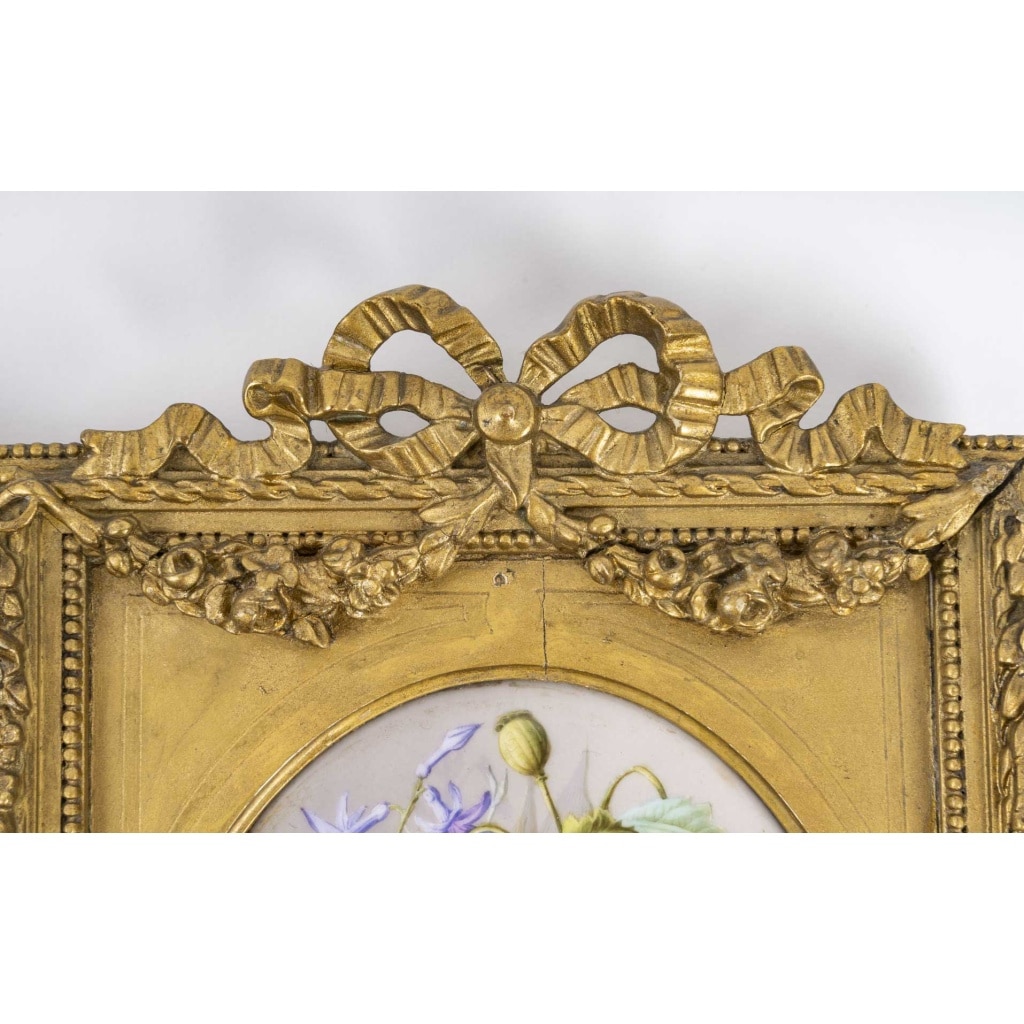 2 tableaux sur porcelaine, attribués à Antoine Kurten, peintre hollandais | Biron 