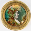 Jeanne Soubourou (1879-1968), La Fée des Marais Émail Symboliste circa 1900 | Biron 