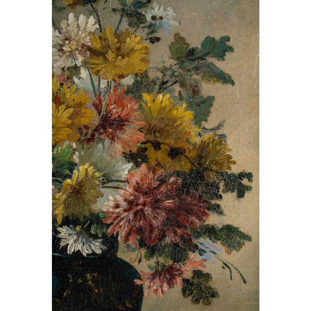 Eugène Henri Cauchois (1850-1911) Bouquet de marguerites huile sur toile vers 1890 | Biron 