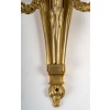 Importante paire d’appliques Louis XVI aux Béliers en bronze ciselé et doré vers 1820-1830 | Biron 