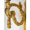 Importante paire d’appliques Louis XVI aux Béliers en bronze ciselé et doré vers 1820-1830 | Biron 