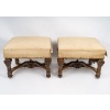 Paire de Tabourets de Style Louis XIV, circa 1880 | Biron 