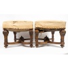 Paire de Tabourets de Style Louis XIV, circa 1880 | Biron 
