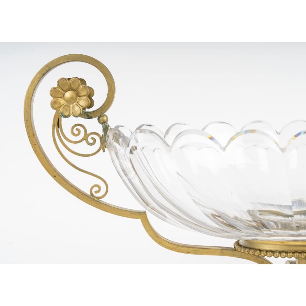 Grand Surtout en Cristal de Baccarat, Fin du XIXème siècle | Biron 