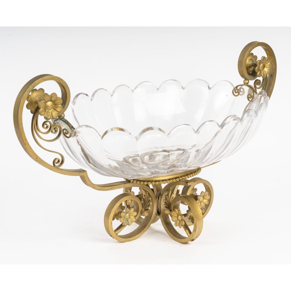 Grand Surtout en Cristal de Baccarat, Fin du XIXème siècle | Biron 