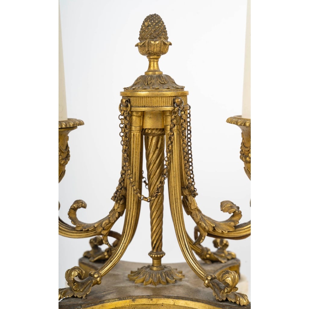 Paire de Candélabres de Style Louis XVI circa 1870 | Biron 