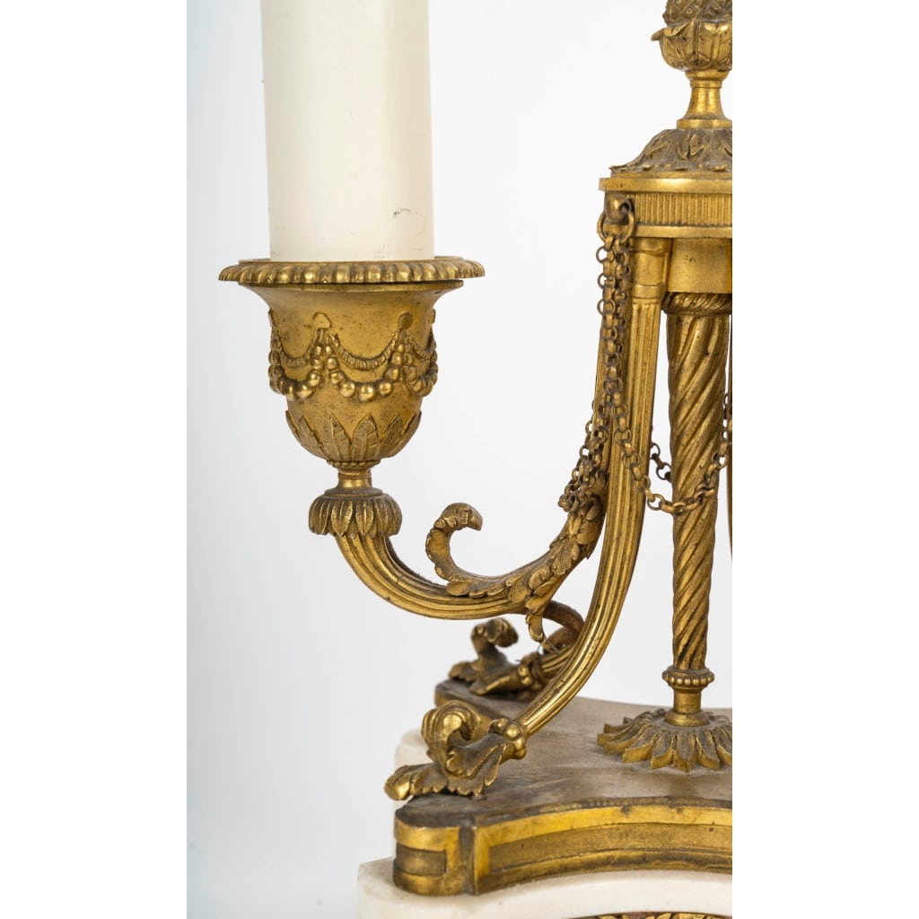 Paire de Candélabres de Style Louis XVI circa 1870 | Biron 