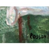 COSSON Marcel Peinture 20è Le déjeuner à la campagne Huile Panneau Signée Certificat d’Authenticité | Biron 