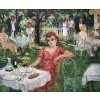 COSSON Marcel Peinture 20è Le déjeuner à la campagne Huile Panneau Signée Certificat d’Authenticité | Biron 