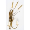1960 Paire d’appliques en laiton « Bouquet de joncs » Maison FlorArt | Biron 
