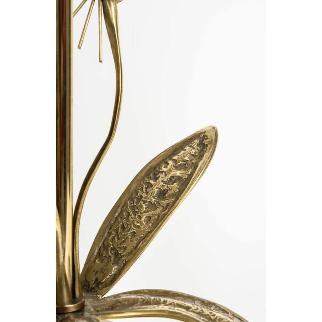 1960 Lampe en bronze « Oiseaux de Paradis » Maison Jansen | Biron 