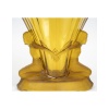 Coupe des années 1930, d’époque Art Déco en pâte de verre de couleur jaune. | Biron 