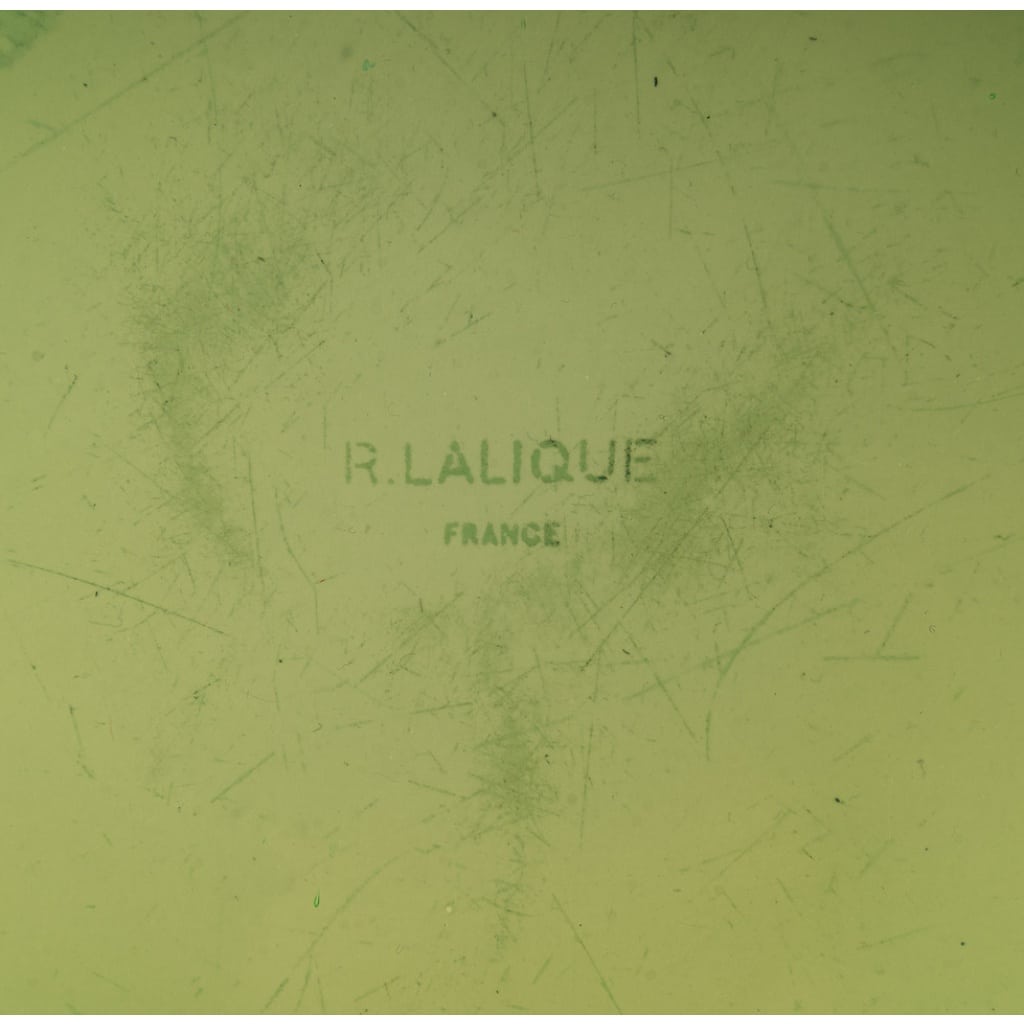 René Lalique :Coupe « Perruches » peppermint 1931 | Biron 