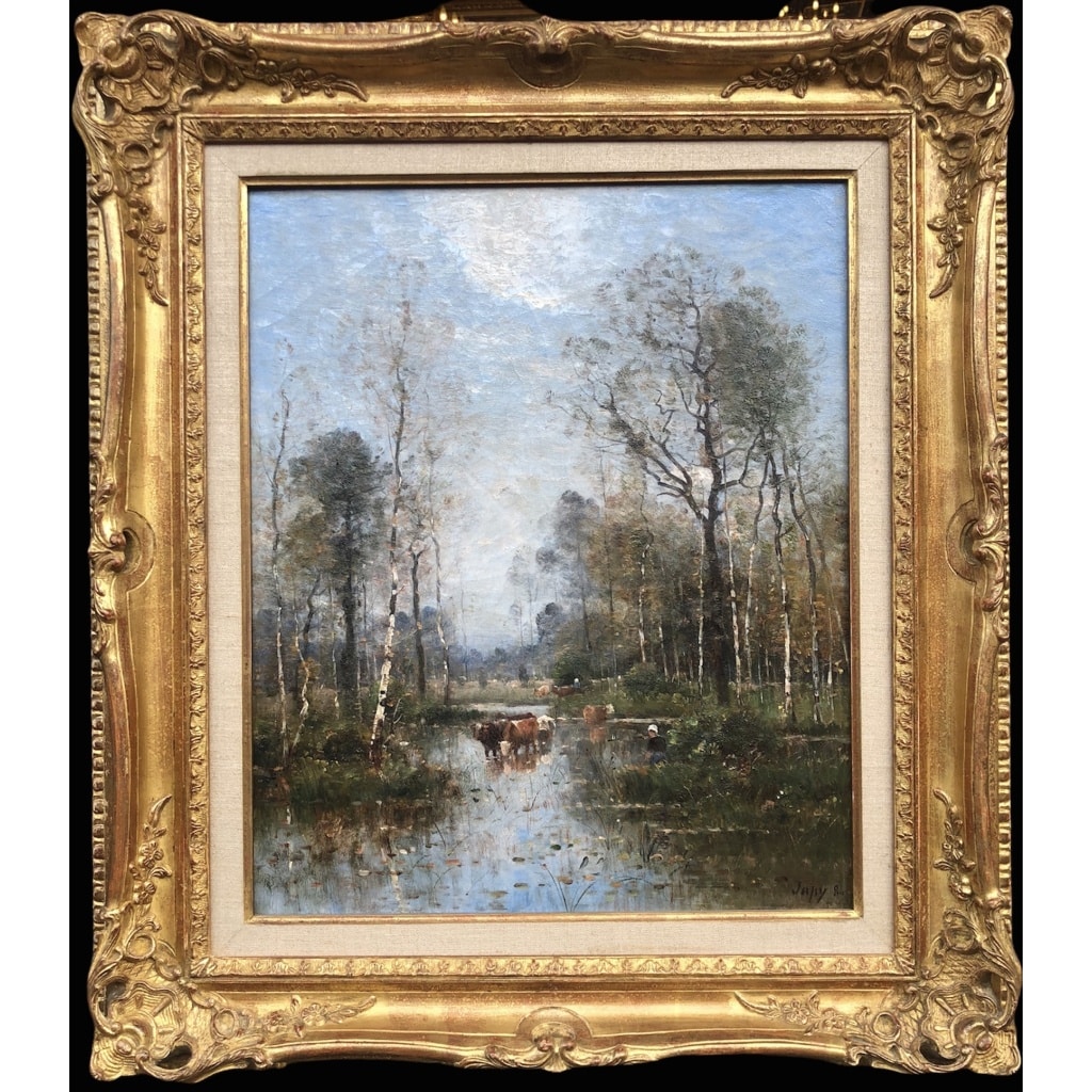 JAPY Louis Aimé Tableau 19ème Siècle Ecole Française Huile Sur Toile Signée Certificat d’authenticité | Biron 