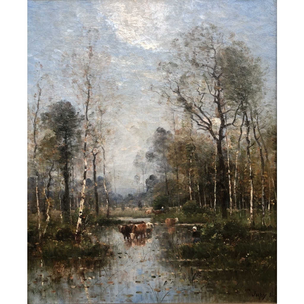 JAPY Louis Aimé Tableau 19ème Siècle Ecole Française Huile Sur Toile Signée Certificat d’authenticité | Biron 