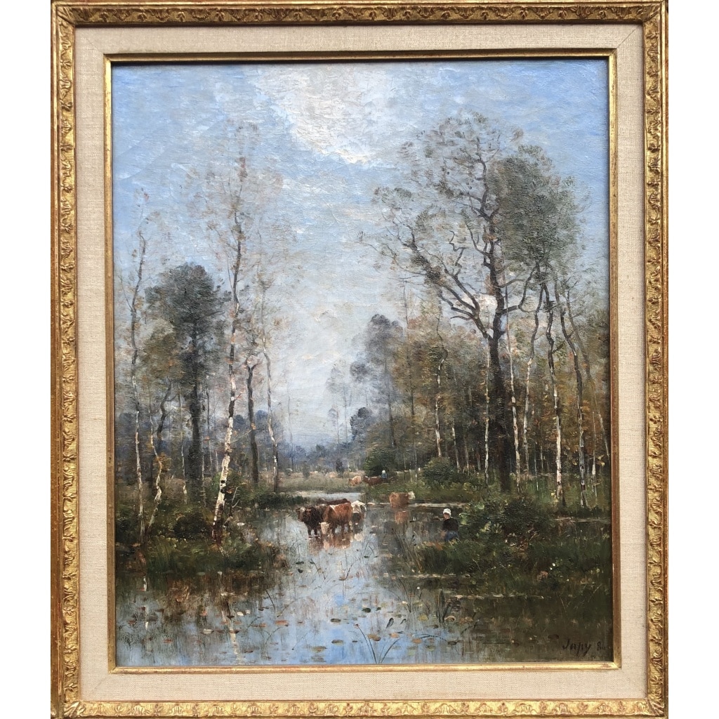 JAPY Louis Aimé Tableau 19ème Siècle Ecole Française Huile Sur Toile Signée Certificat d’authenticité | Biron 