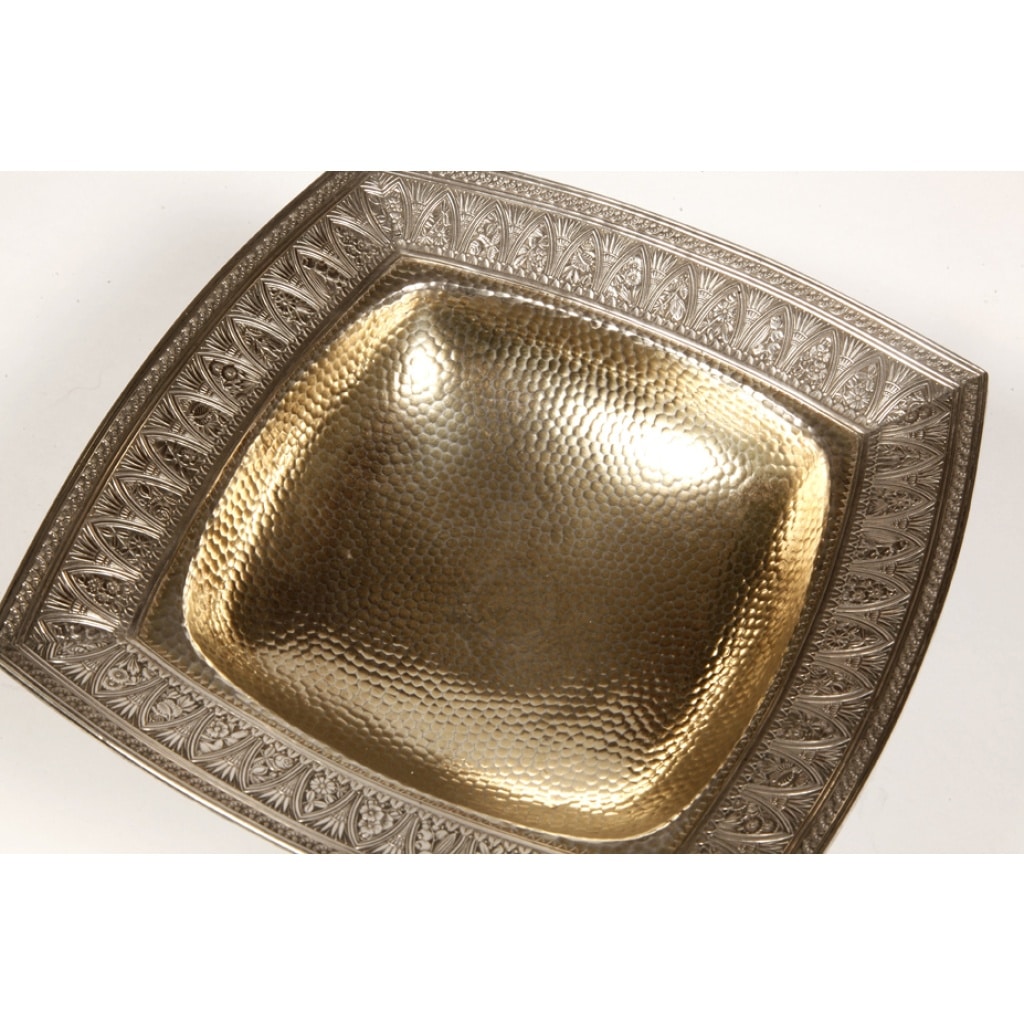 GORHAM – Paire de Coupes en argent massif martelé Birmingham XXe | Biron 