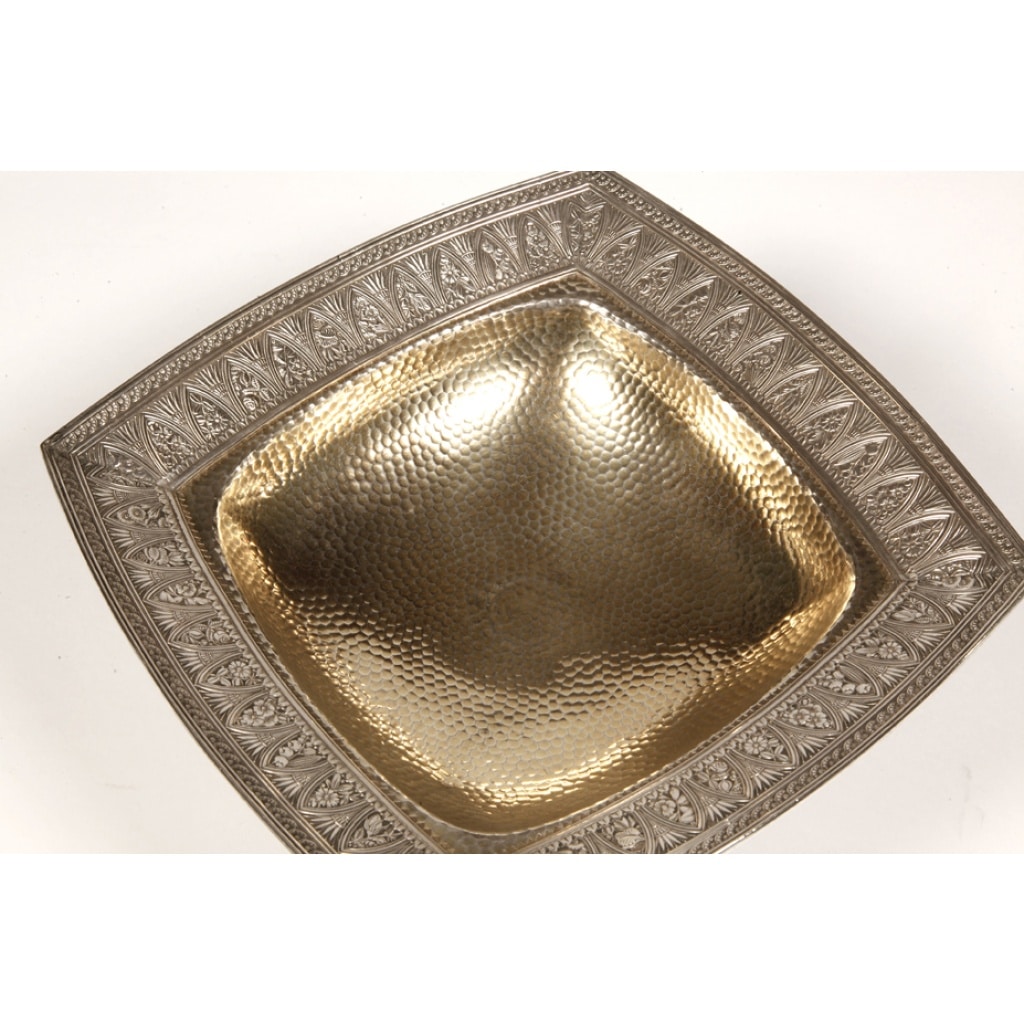 GORHAM – Paire de Coupes en argent massif martelé Birmingham XXe | Biron 