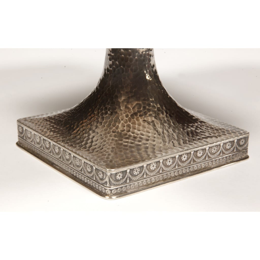 GORHAM – Paire de Coupes en argent massif martelé Birmingham XXe | Biron 