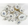 Rare Service de Table en Porcelaine Meissen – Floral bleu et dorée -78 Pièces – 1880 | Biron 