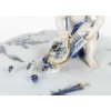 Rare Service de Table en Porcelaine Meissen – Floral bleu et dorée -78 Pièces – 1880 | Biron 