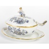 Rare Service de Table en Porcelaine Meissen – Floral bleu et dorée -78 Pièces – 1880 | Biron 