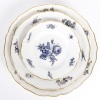 Rare Service de Table en Porcelaine Meissen – Floral bleu et dorée -78 Pièces – 1880 | Biron 