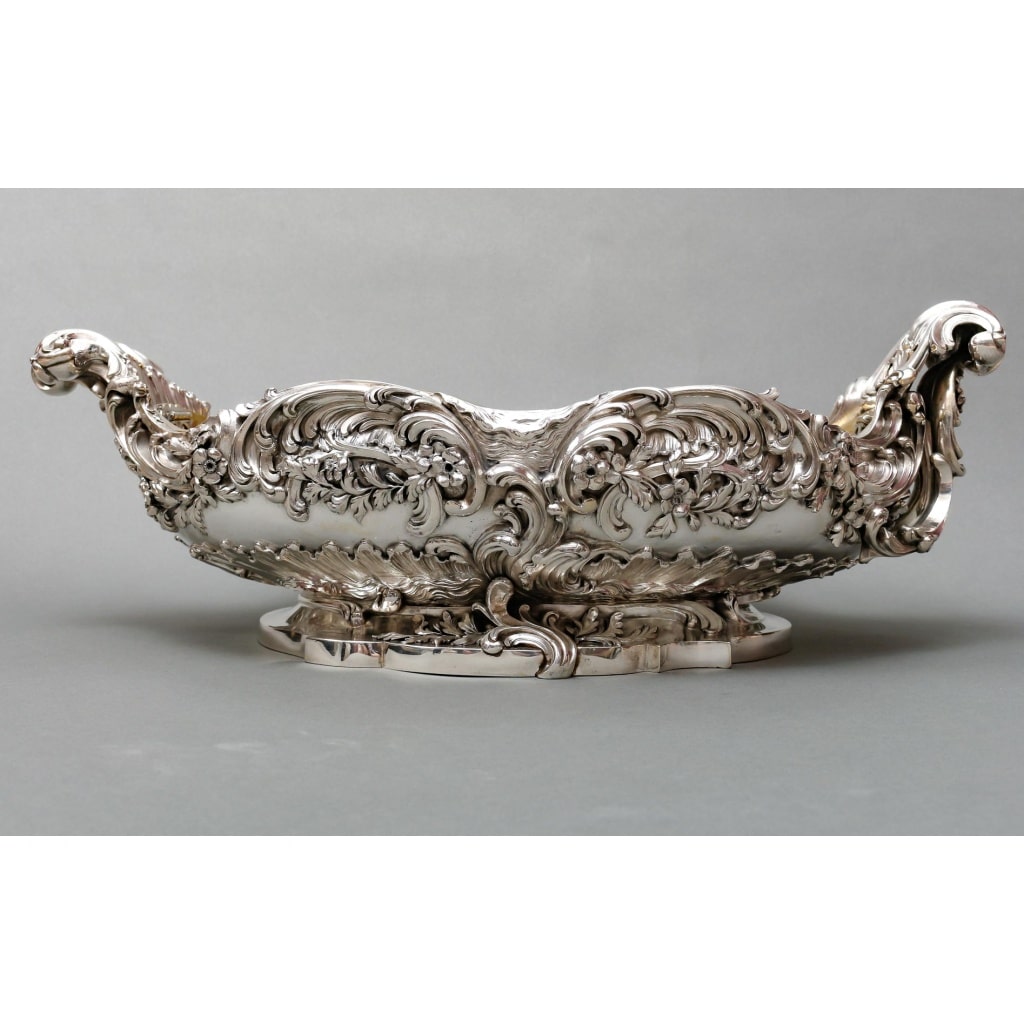 TIFFANY & Co – Importante Jardinière en argent massif époque XIXe | Biron 