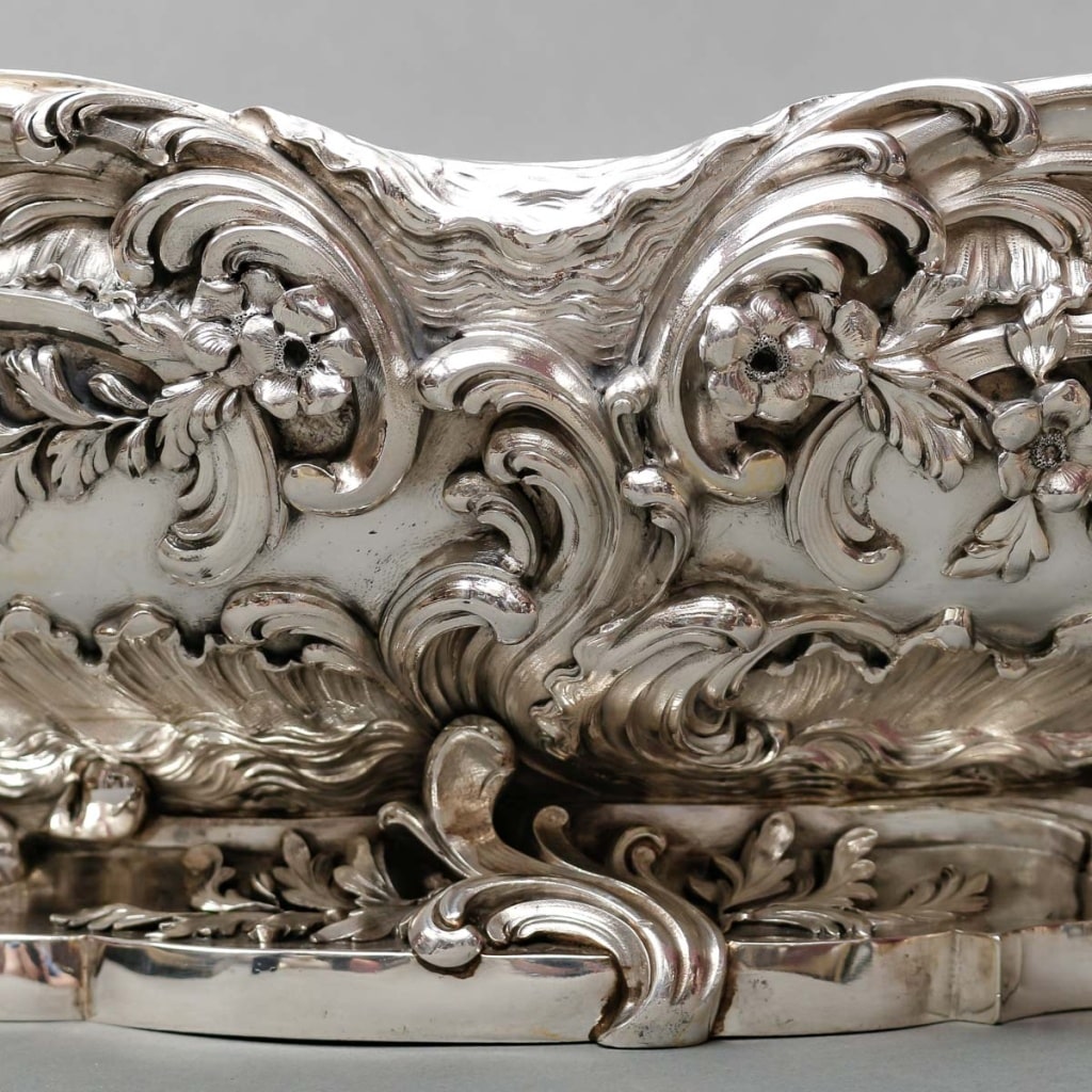 TIFFANY & Co – Importante Jardinière en argent massif époque XIXe | Biron 