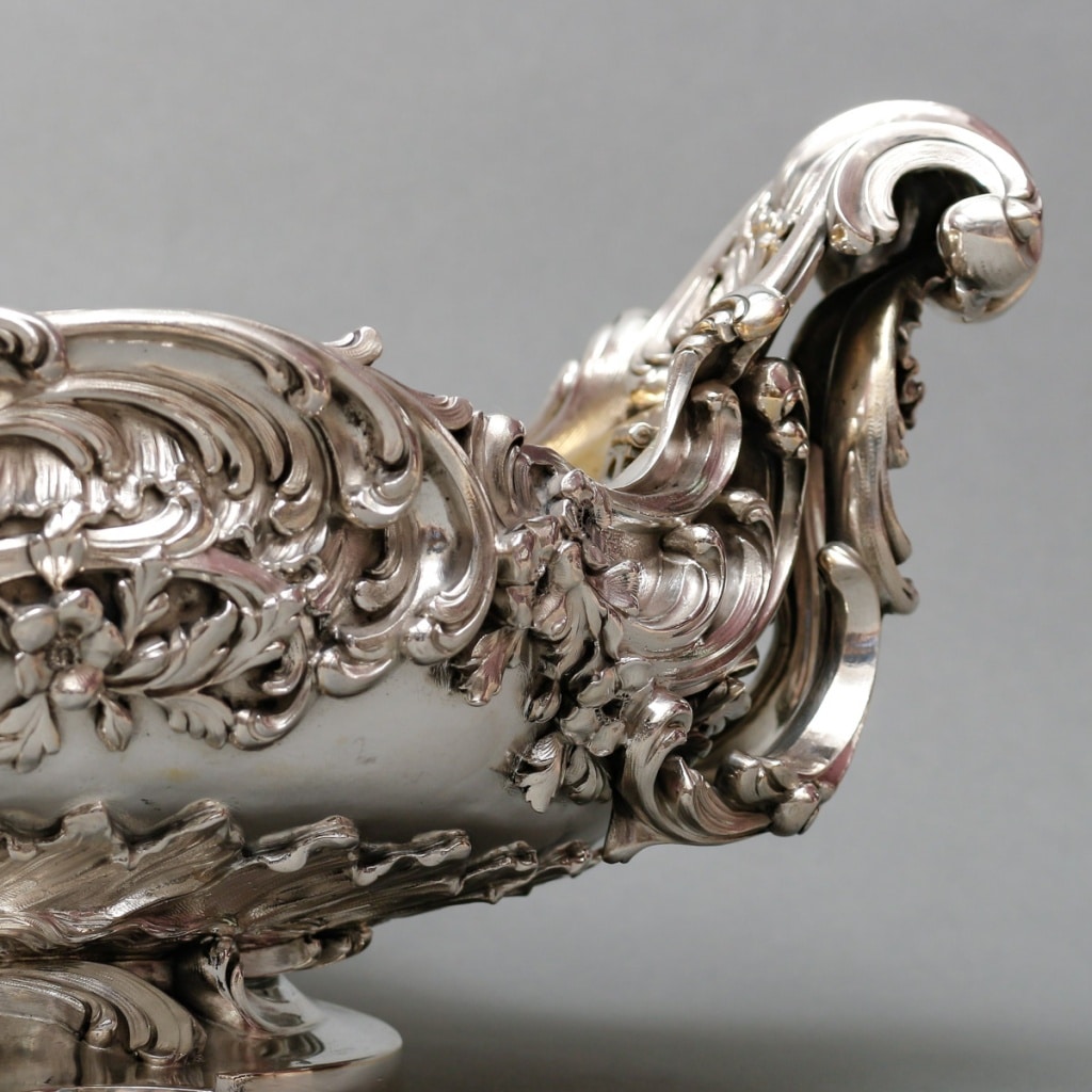 TIFFANY & Co – Importante Jardinière en argent massif époque XIXe | Biron 